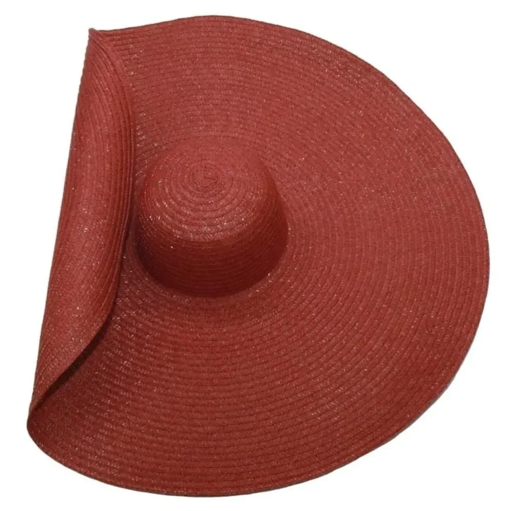 Oversize floppy Straw Hat in 8 colors